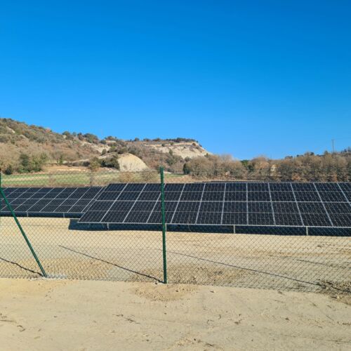 Millorem la seguretat: tancament a un parc solar